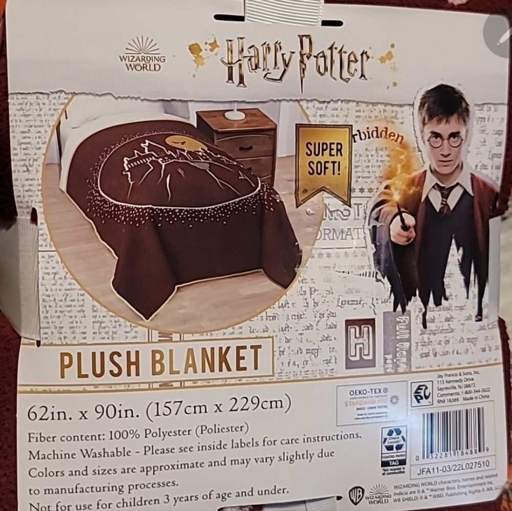 ✨️ Harry Potter 3pc Bundle Blanket / Tumbler / Wand✨️ - Picture 7 of 10